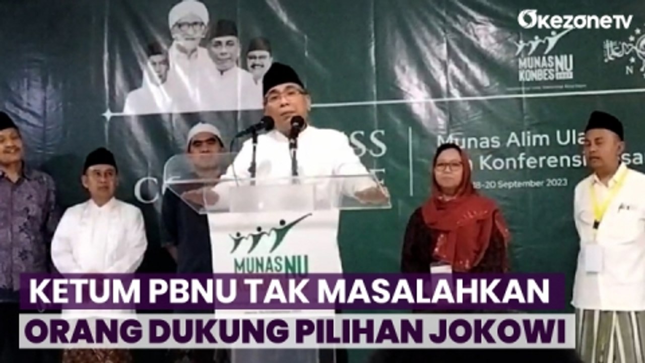 Ketum PBNU Sebut Tak Masalahkan Orang NU Dukung Pilihan Jokowi Di ...