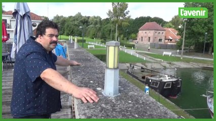 Luc Gosseye, nouveau capitaine du port de Péruwelz, reprend le Sam Suffit