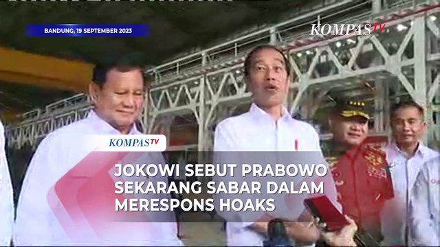 Respons Jokowi saat Prabowo Ditanya Bakal Lapor Penyebar Hoaks Dugaan Wamentan Dicekik
