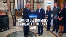 Rencontre des ministres de l'Intérieur français et italiens à Rome pour parler de l'immigration