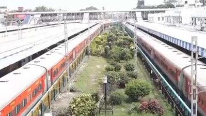 इंदौर: भारी बारिश के चलते बंद रेलवे आवगमन हुआ बहाल,शुरू हुई ट्रेन