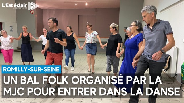 Rencontre avec la section danse folk de la MJC de Romilly-sur-Seine