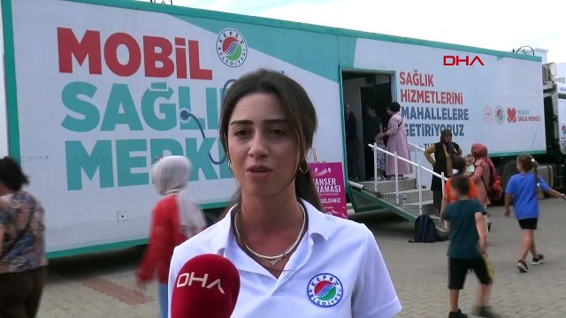 Kepez Belediyesi'nin Gezici Sağlık Merkezi ve Bilim Tırı Manavgat'ta Hizmet Vermeye Başladı
