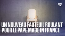Un ingénieur français va remettre au pape ce fauteuil roulant qu'il a lui-même conçu