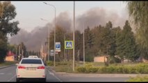 Ucraina, un ferito e vasto incendio dopo un attacco russo a Lviv