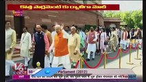 PM Modi Moving To New Parliament Building With Huge Rally _ New Delhi  _ V6 News (1)