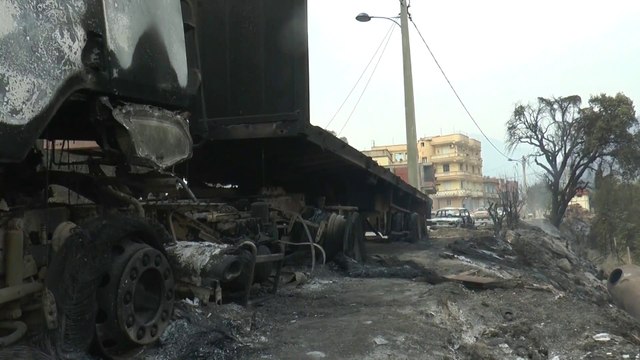 خسائر مادية كبيرة جراء حرائق الغابات في #الجزائر #العربية