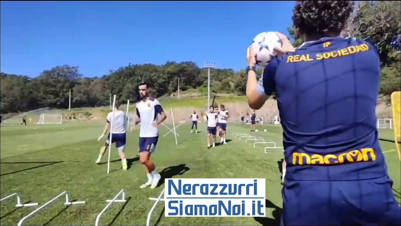 L'allenamento della Real Sociedad (19 settembre 2023)