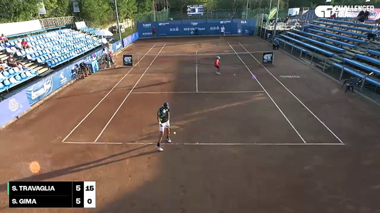 BCR Sibiu Open CENTRE COURT [5] Stefano Travaglia (ITA) vs [WC] Sebastian Gima (ROU) _ Challenger Tour _ Challenger TV _ ATP Tour _ Tenis