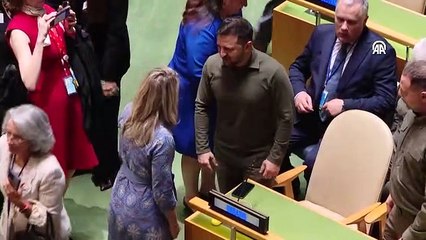Zelenski, Ukrayna'nın işgalinden bu yana ilk kez bizzat BM Genel Kurulu'nda