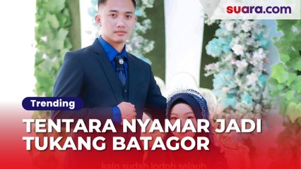Bak Sinetron! Tentara Nyamar Jadi Tukang Batagor, Gebet Santriwati Sampai Berlabuh ke Pelaminan