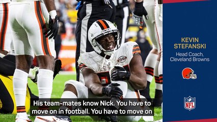 Nick Chubb 'out for the season' with severe knee injury in Browns' loss to Steelers