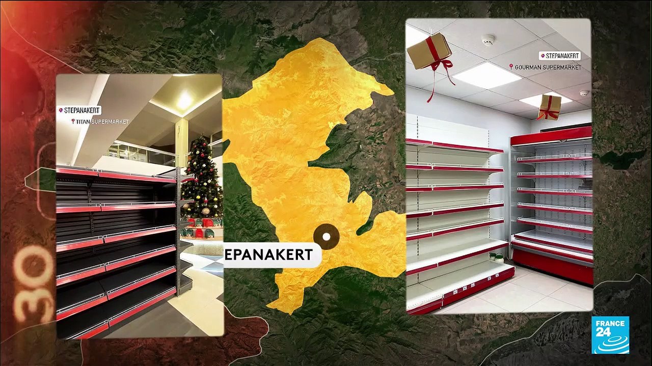 Haut-Karabakh : le blocus du corridor de Latchine provoque d'importantes pénuries