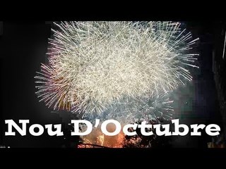 Nou D'Octubre Fireworks - Valencia 2017