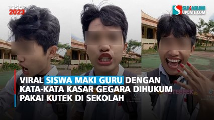 Viral Siswa Maki Guru dengan Kata-kata Kasar Gegara Dihukum Pakai Kutek di Sekolah