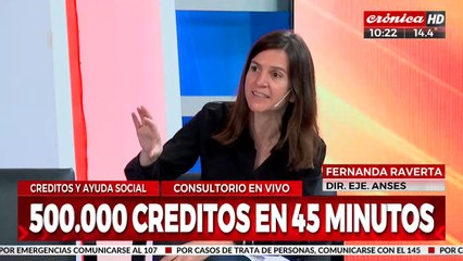 Fernanda Raverta nos explica cómo hacer para acceder al nuevo crédito