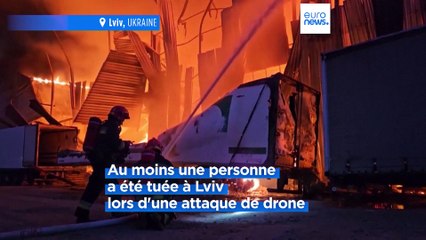 Attaques de drones russes sur plusieurs villes ukrainiennes