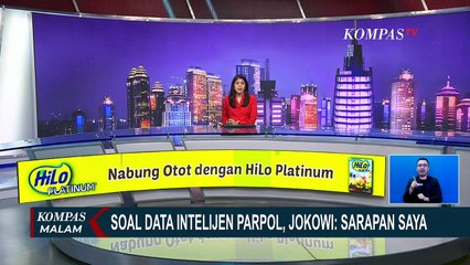 Tanggapi Soal Data Intelejen Parpol, Jokowi Ungkap Itu Makanan Sehari-harinya