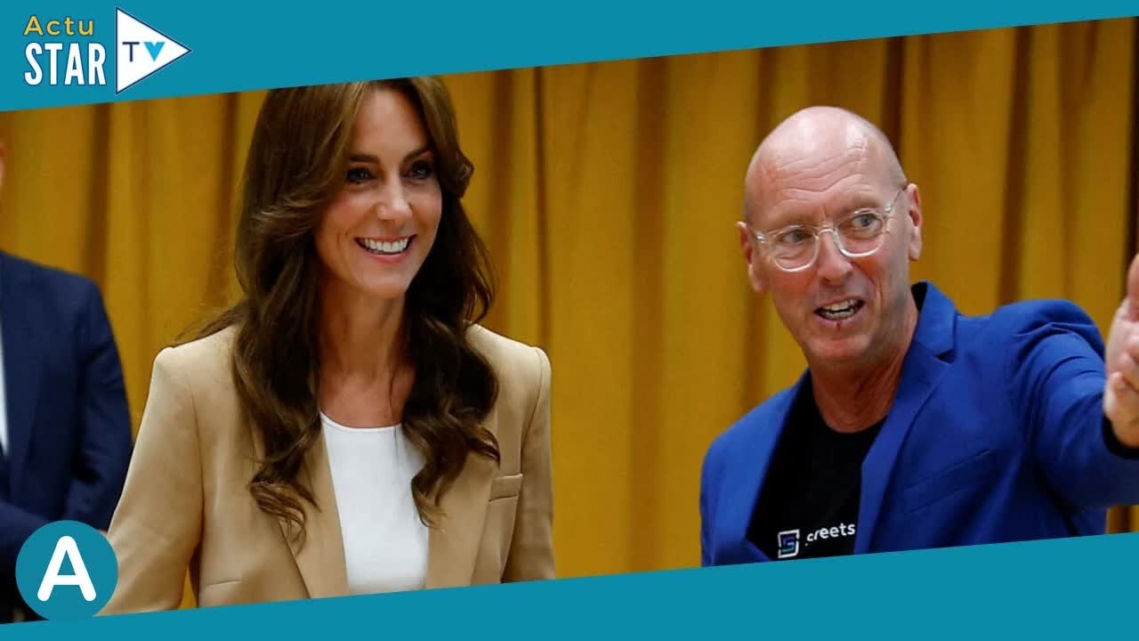 Kate Middleton divine en tailleur beige  la princesse de Galles confie son allure à un styliste