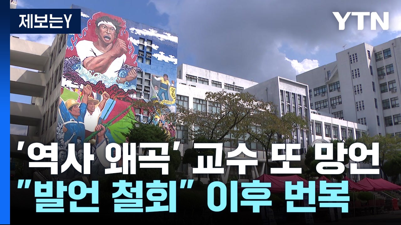 [제보는Y] "위안부 피해자 증언은 거짓말"...'역사 왜곡' 교수 또 망언 / YTN
