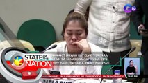 Among nanakit umano kay Elvie Vergara, naka-detain sa senado matapos ma-cite in contempt dahil sa paiba-ibang pahayag | SONA