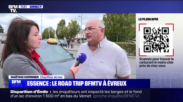 Pour nous, la baisse de la TVA serait une solution efficace : Gaëtan, chauffeur de taxi dans l'Eure, témoigne de l'incidence de la hausse du prix des carburants sur son activité