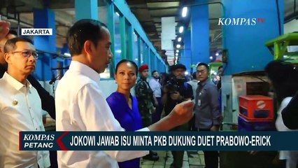 Sambil Tertawa, Jokowi Angkat Bicara soal Isu DIrinya Minta PKB Dukung Duet Prabowo-Erick!