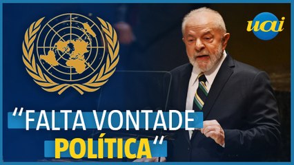 Falta vontade política para combater a desiguladade, diz Lula