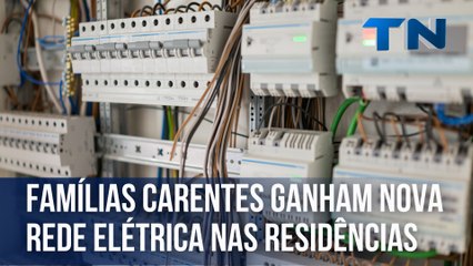 Famílias carentes ganham nova rede elétrica na Grande Vitória