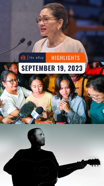 Rappler's highlights: Surigao del Norte cult, environmental activists, Wanderland 2024 | The wRap | September 19, 2023