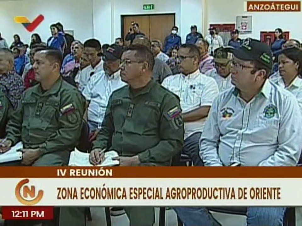 Anzoátegui | IV Reunión de la Zona Económica Especial Agroproductiva de la región oriental