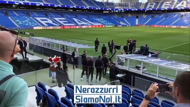 Walk around dell'Inter allo Stadio Anoeta (19 settembre 2023)