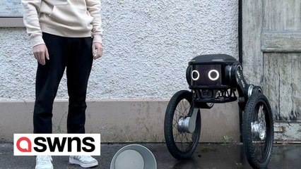 Company unveil cute AI security guard robots