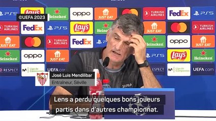 Gr. B - Mendilibar : "Il faut se méfier de Lens"