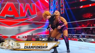 Becky Lynch vs Natalya NXT Title Match / WWE RAW 9,18,2023