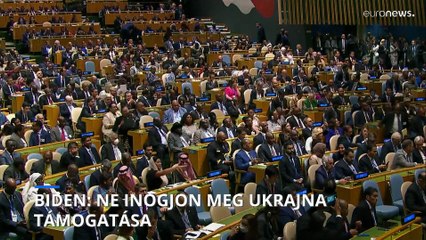 Joe Biden: ne inogjon meg Ukrajna támogatása