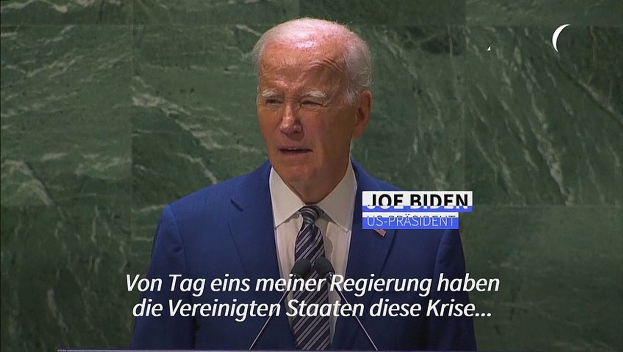 Biden: Klimakrise ist 'existenzielle Bedrohung für die Menschheit'