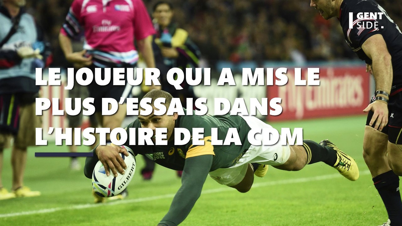 Le joueur qui a mis le plus d’essais dans l’histoire de la Coupe du monde de rugby