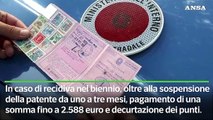 Stretta su alcol e cellulari, e' il nuovo Codice della strada