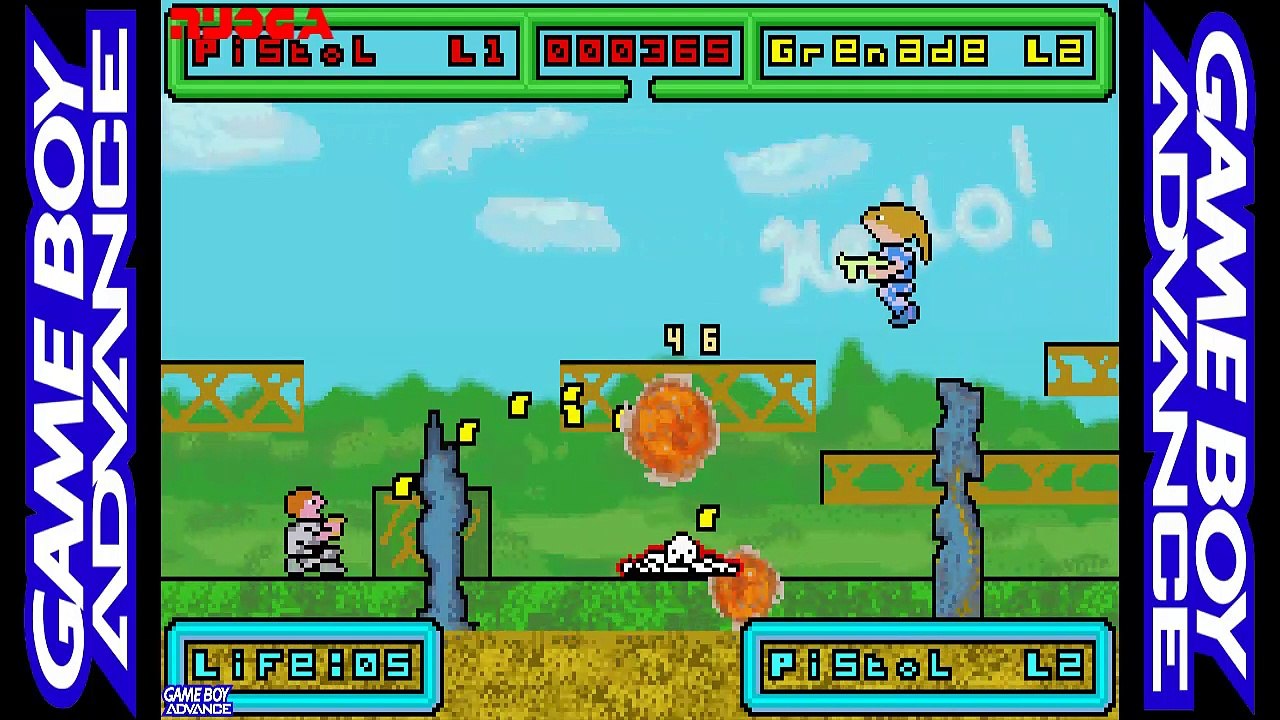 RETRO RUN (GBA HOMEBREW) - GameBoy Advance Longplay (Complete Walkthrough) (FULL GAMEPLAY)