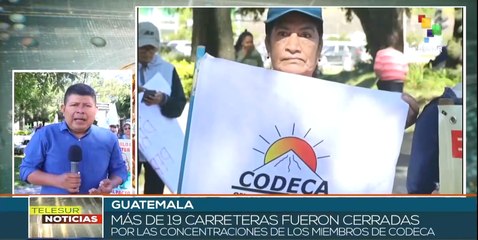 Guatemaltecos se movilizan contra intento de golpe de Estado técnico