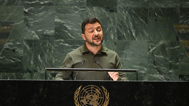 Pregúntenle a Prigozhin si uno puede creer en las promesas de Putin : Volodímir Zelenski durante la 78 Asamblea General de la ONU