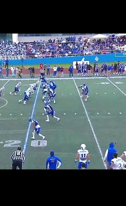 Increíble!!, como si fuera voleibol, 3 cerca de interceptar pero es recepción y acostado, onefa #touchdown  #onefa  #collegefootball  #highlights