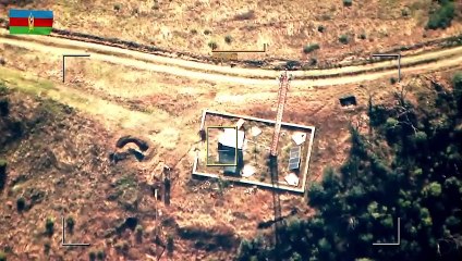 Azerbaycan'ın Karabağ operasyonuna ilişkin en net görüntüler! Ermenistan'a ait hedefleri teker teker böyle imha edildi