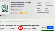 Public Sector Organization Jobs 2023 | PO Box 750 Islamabad Teaching Jobs