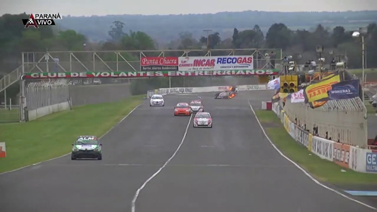 Turismo Santafesino 2023 Parana 2 Final 1 C3 Start Crucci Flip Big Fire