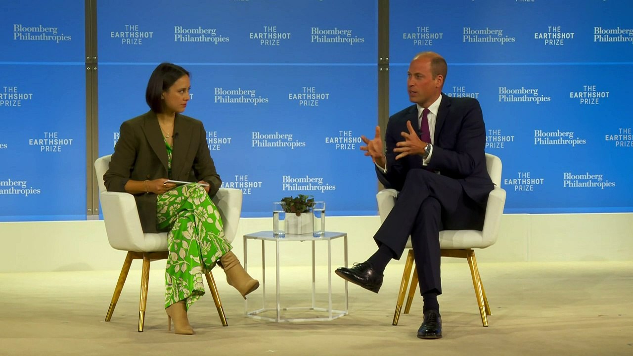 Prince William attends Earthshot Prize summit