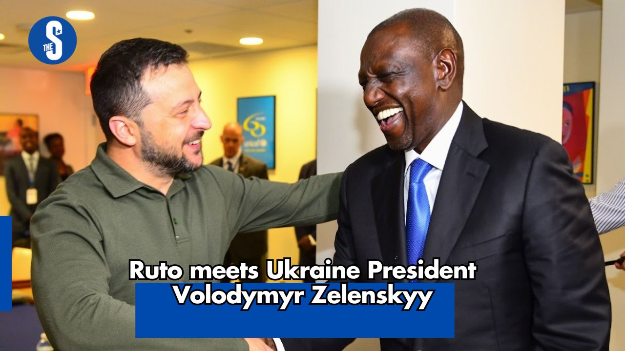 Ruto meets Ukraine President Volodymyr Zelenskyy