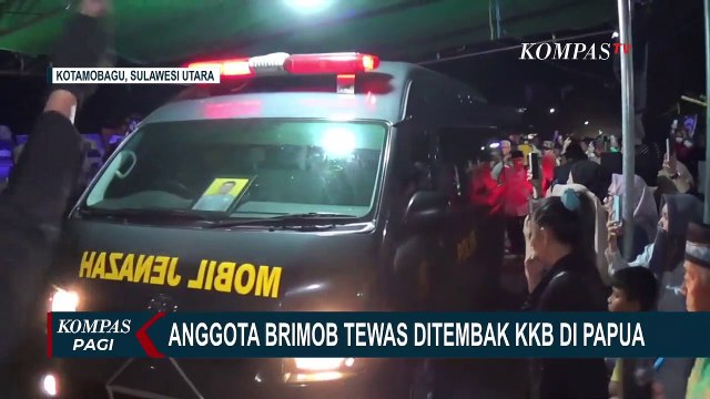 Isak Tangis Keluarga Sambut Kedatangan Jenazah Briptu Rudy Agung Korban Penembakan KKB