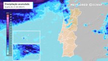 Frente fria descarregará chuva abundante nalgumas regiões de Portugal continental
